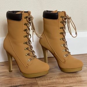 Stiletto Hiker Booties